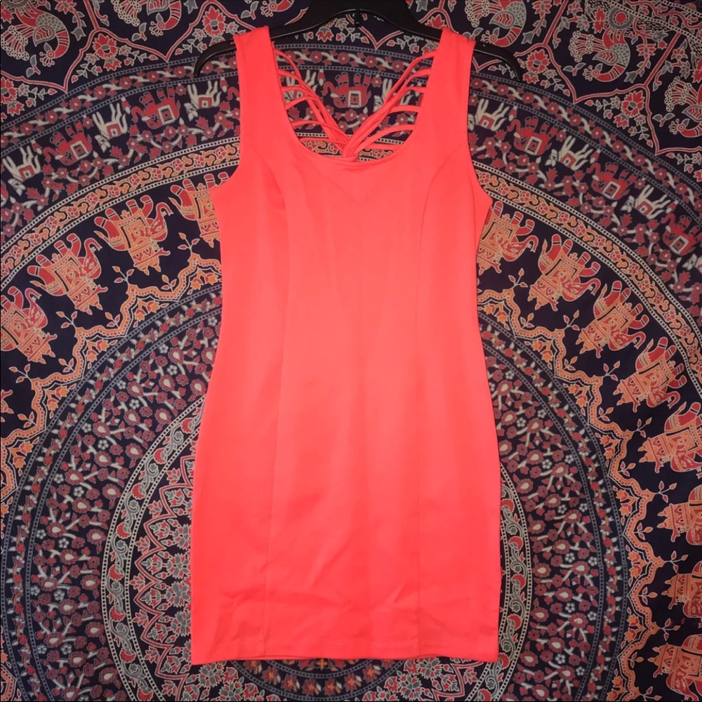 Women’s Orange Tank Dress